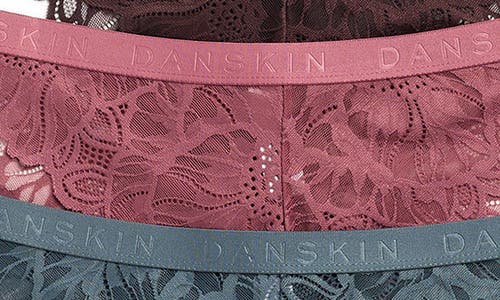 Danskin 5-pack Lace Cheeky Bikinis In Multi