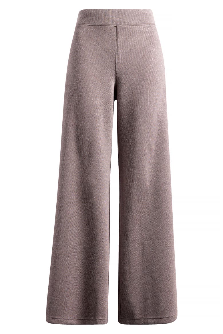 AirEssentials Shimmer Wide Leg Pants, Alternate, color, SMOKE SILVER