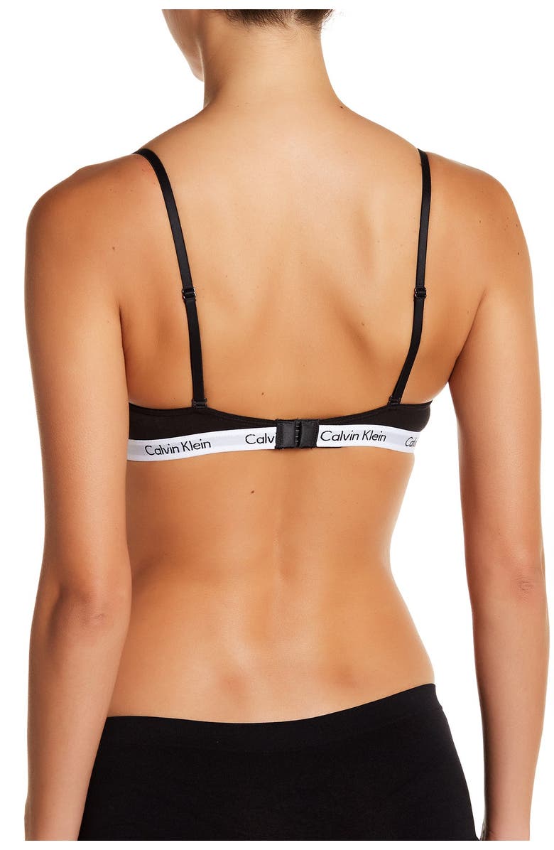 Calvin Klein Triangle Cup Bralette, Alternate, color,
