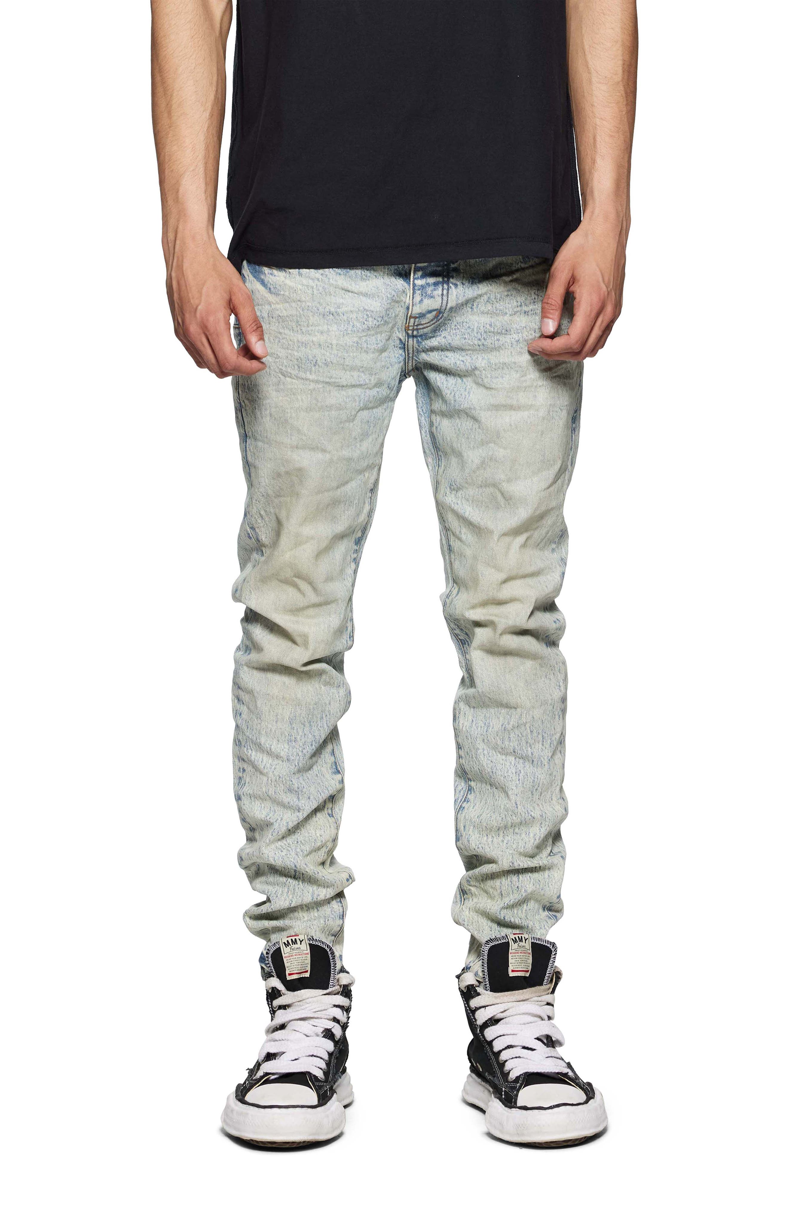 PURPLE BRAND P001 Sunshine Coated Skinny Jeans