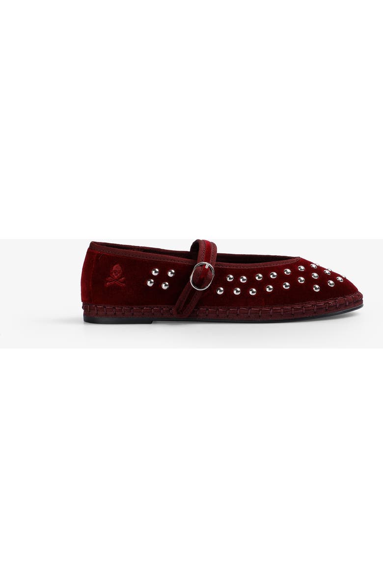 Scalpers Scstudsstrap Slipper, Main, color, Burgundy