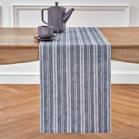 Linen Table Runner - Chelsea Stripe