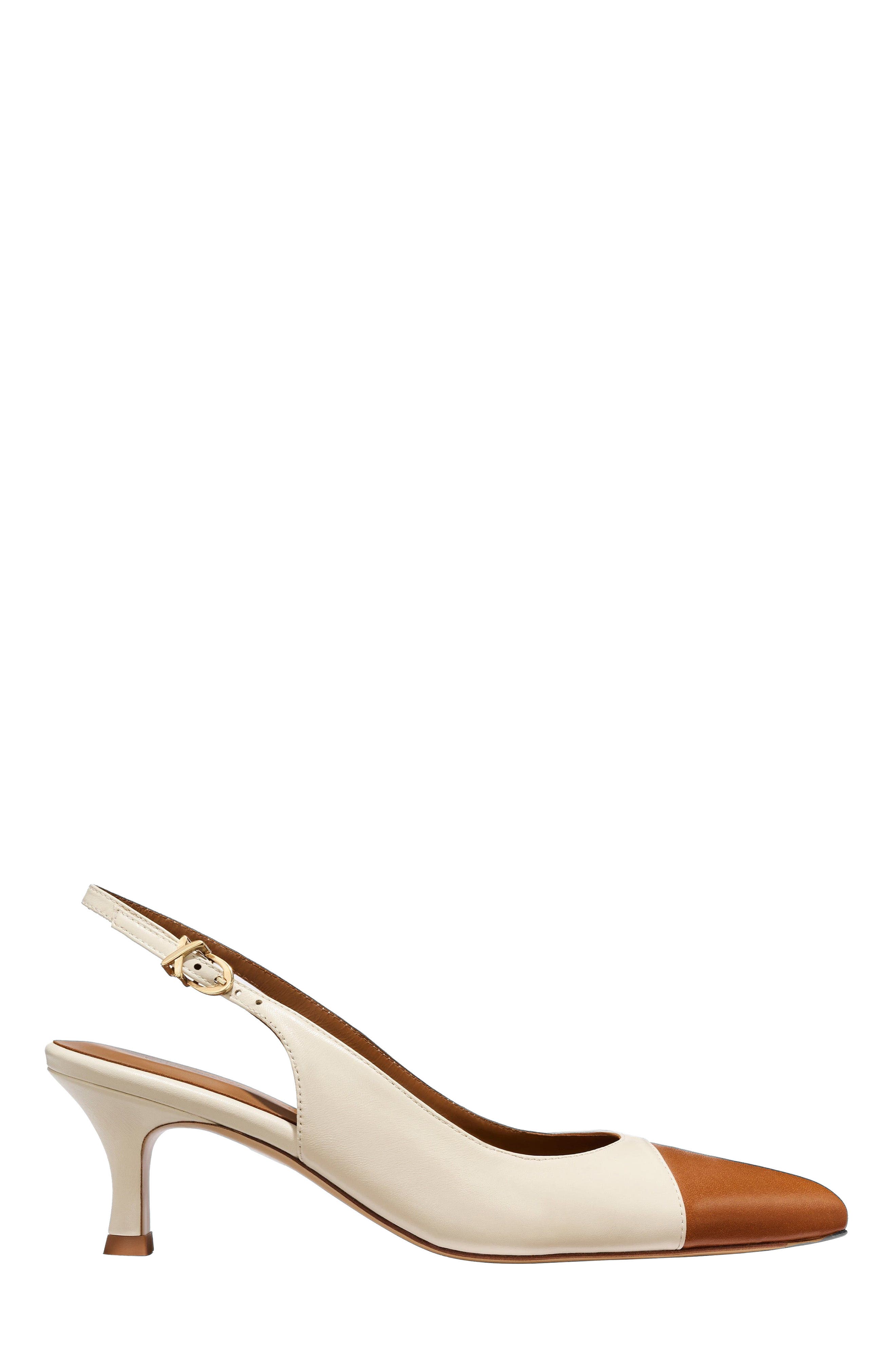 MARGAUX The Colette Cap-Toe, Main, color, Cotton And Saddle Nappa