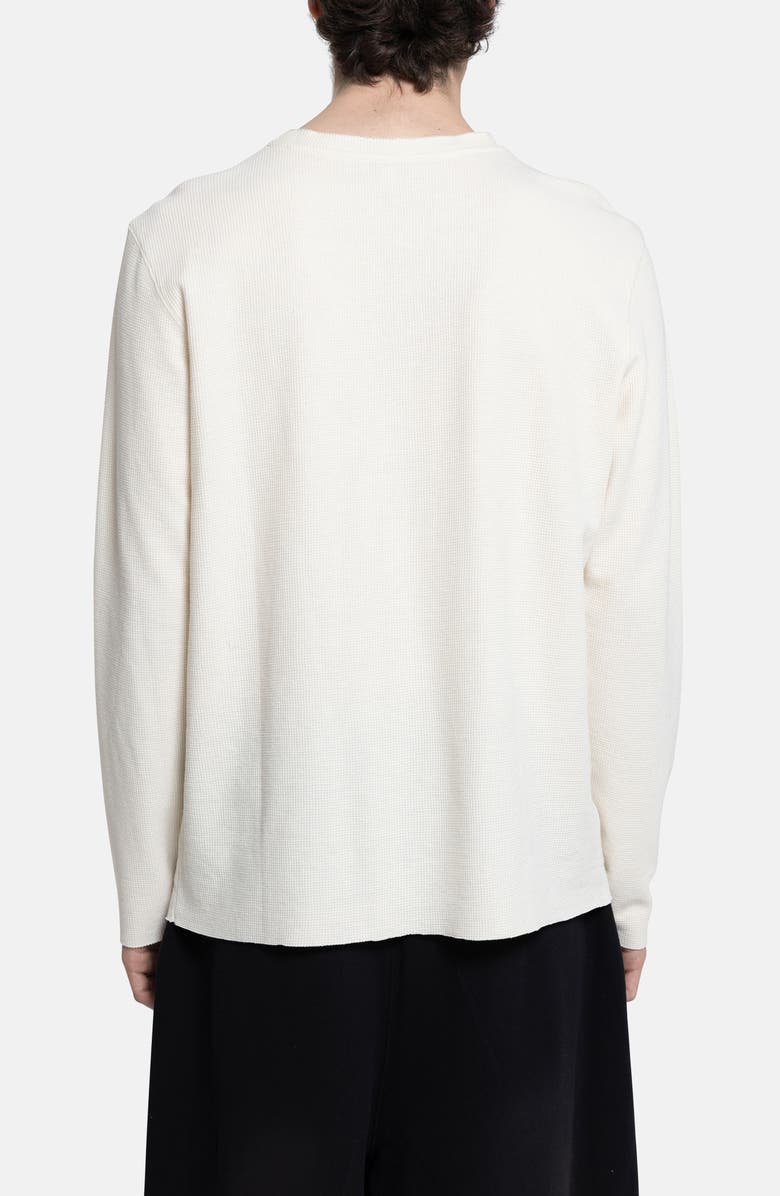 JADED LONDON Kasper Digital Print Long Sleeve Thermal T-Shirt, Alternate, color, Cream