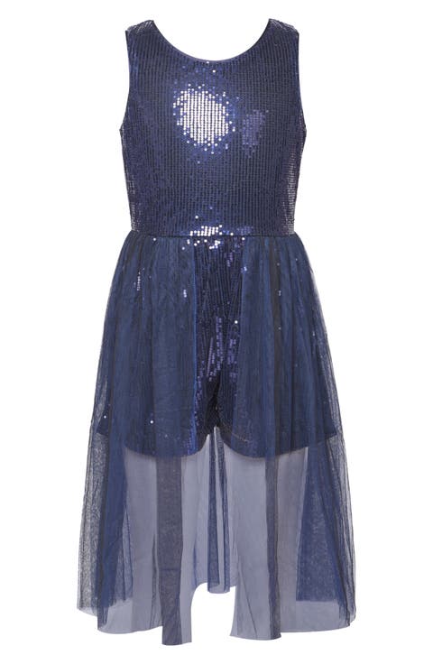 Kids' Sequin Walk Through Romper (Big Kid)