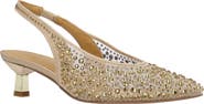 J. Reneé Tressa Slingback Pointed Toe Kitten Heel Pump