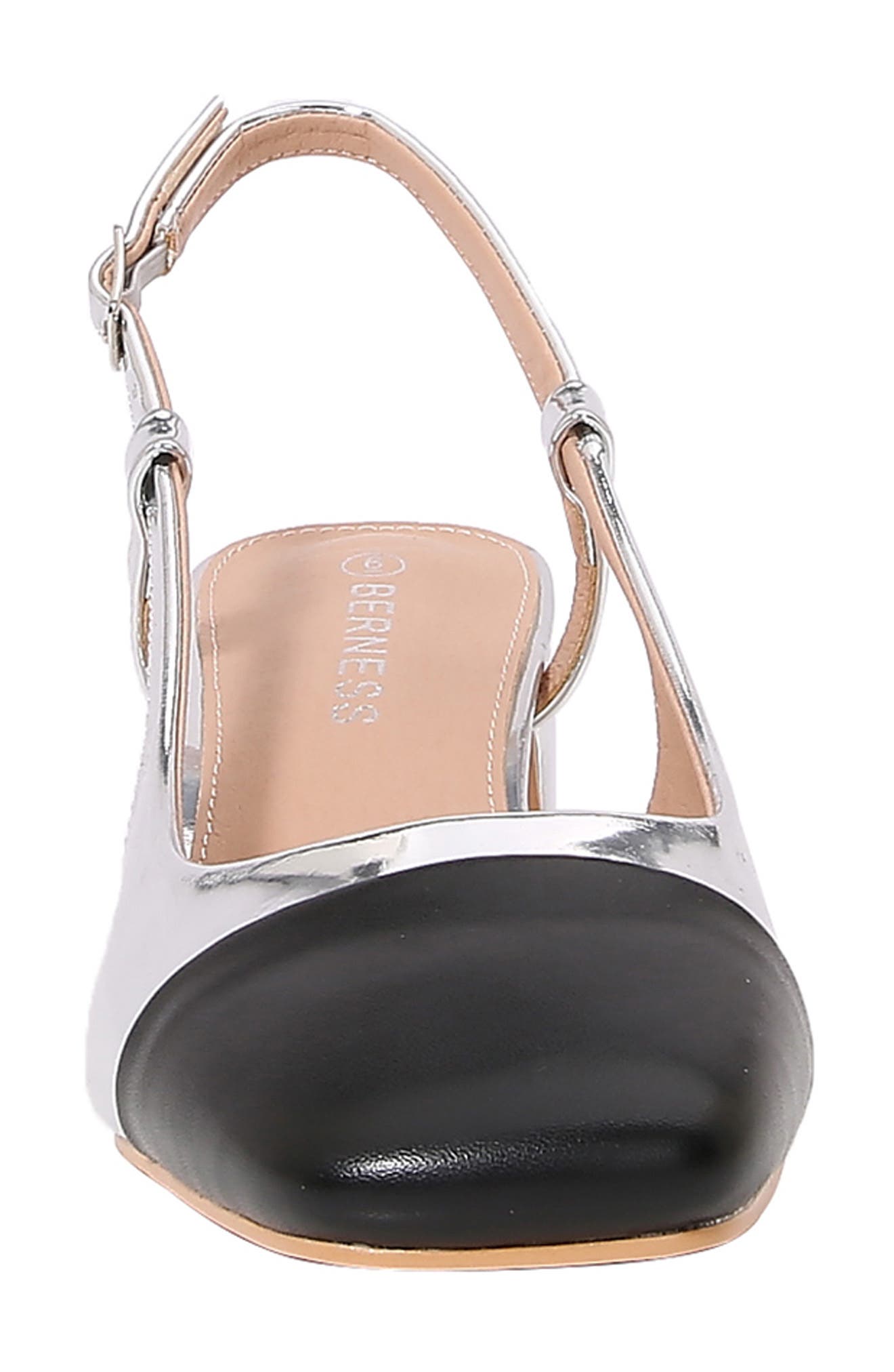 BERNESS Bethany Slingback Pump, Alternate, color, Silver