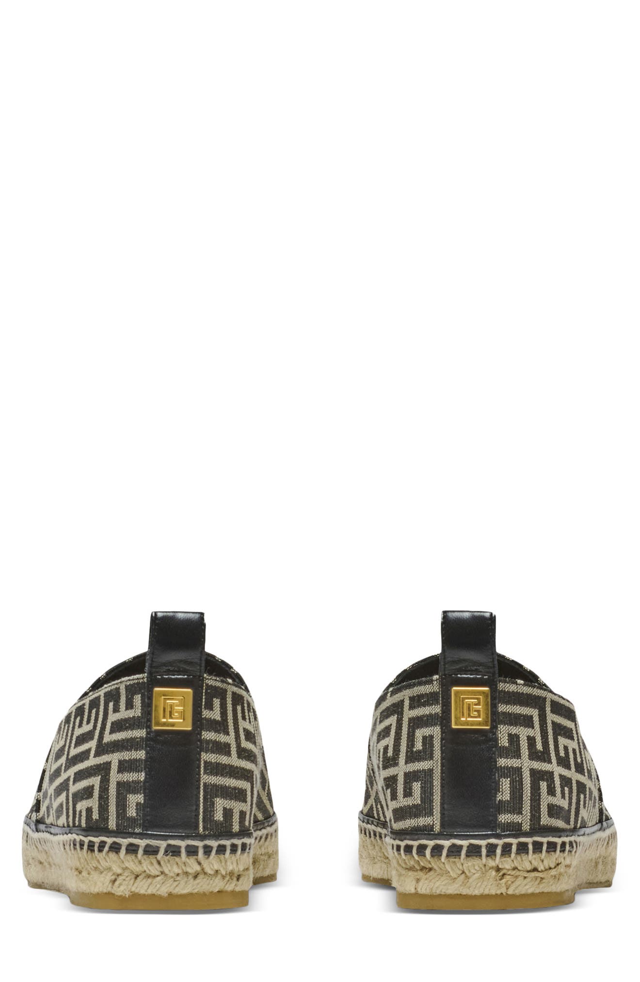 Balmain Monogram Jacquard Espadrille, Alternate, color, 