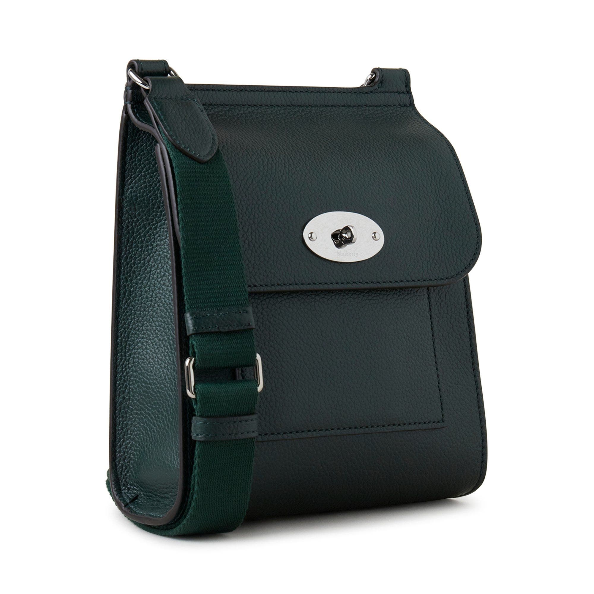 Mulberry Small Antony Leather Crossbody Bag, Alternate, color, Mulberry Green