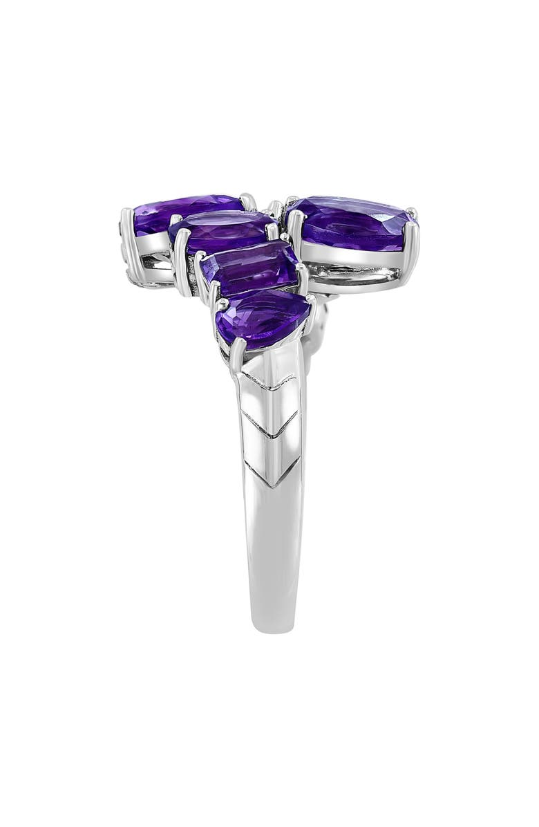 EFFY Sterling Silver Amethyst Bypass Ring, Alternate, color, Purple
