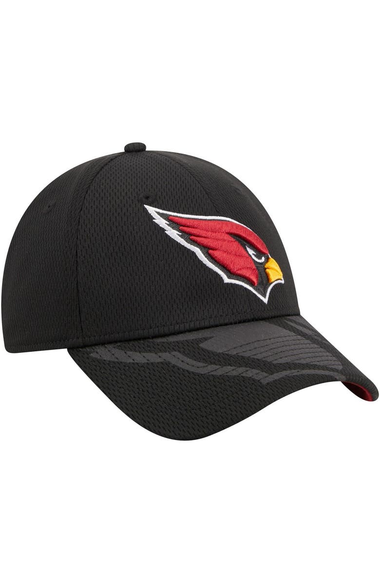 New Era Men's New Era Black Arizona Cardinals Top Visor 9FORTY Adjustable Hat, Alternate, color,
