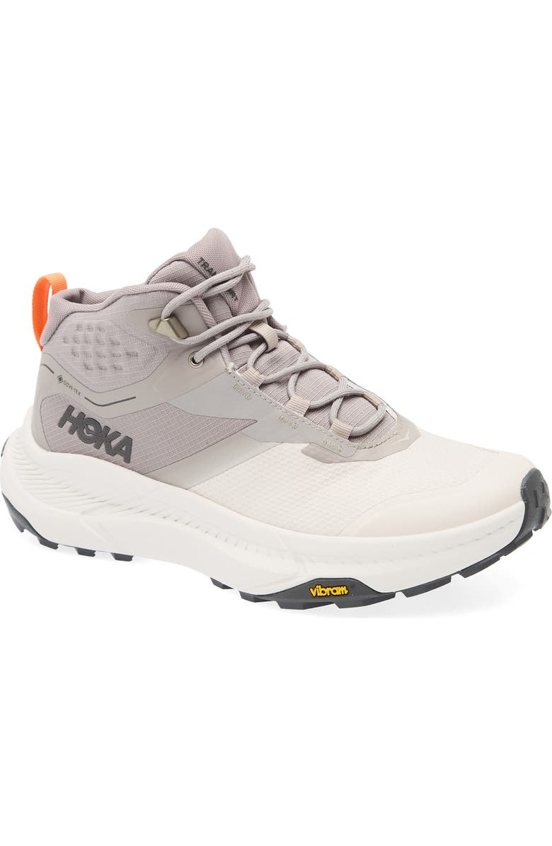 HOKA Transport Chukka GORE-Tex<sup>®</sup> Waterproof Trail Shoe, Main, color, Cement / Stucco