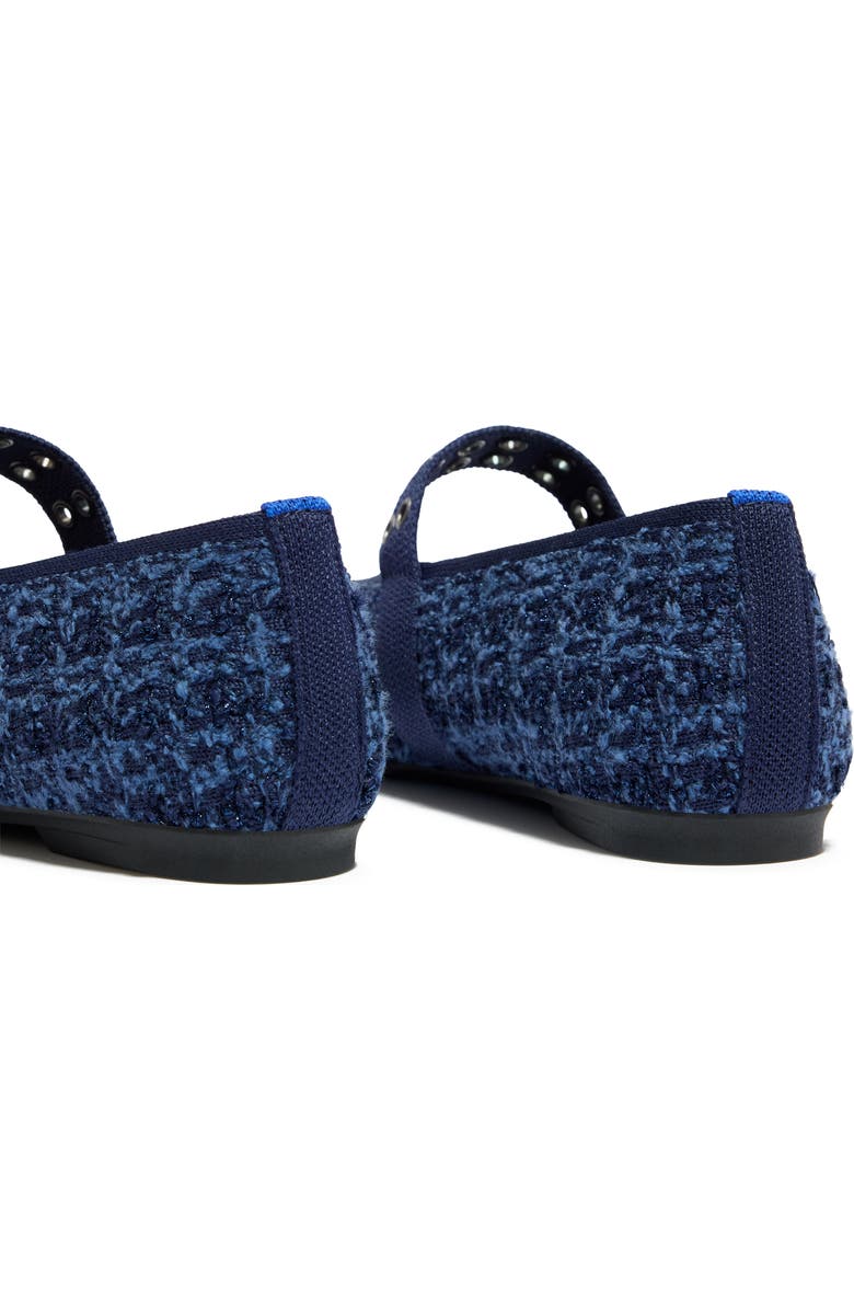 Rothy's The Max Buckle Mary Jane, Alternate, color, Blue Tweed