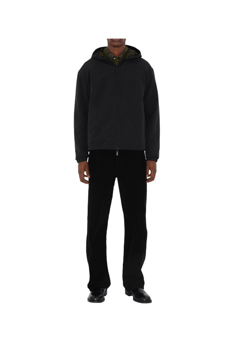 Burberry Reversible Check Hooded Jacket, Alternate, color, 