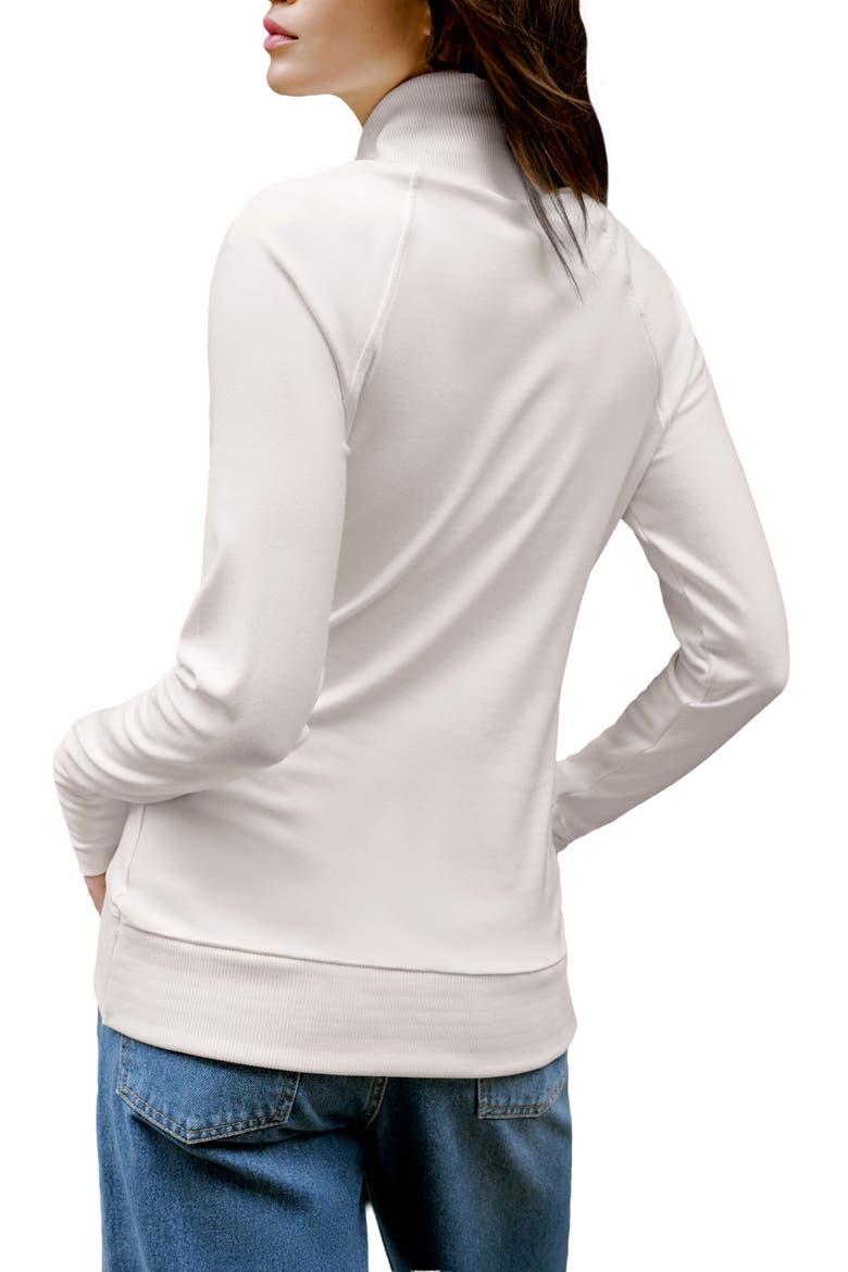 Soren Tulip Hem Sweatshirt, Alternate, color, CREAM