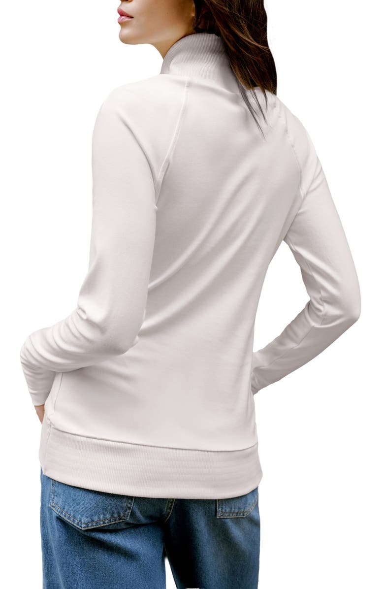 Marcella Soren Tulip Hem Sweatshirt, Alternate, color, Cream