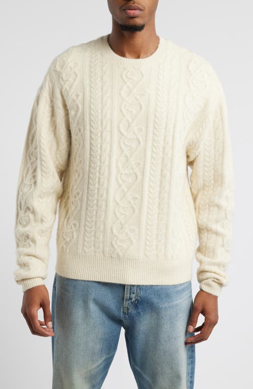 ELWOOD ELWOOD ANTIQUE CABLE KNIT SWEATER
