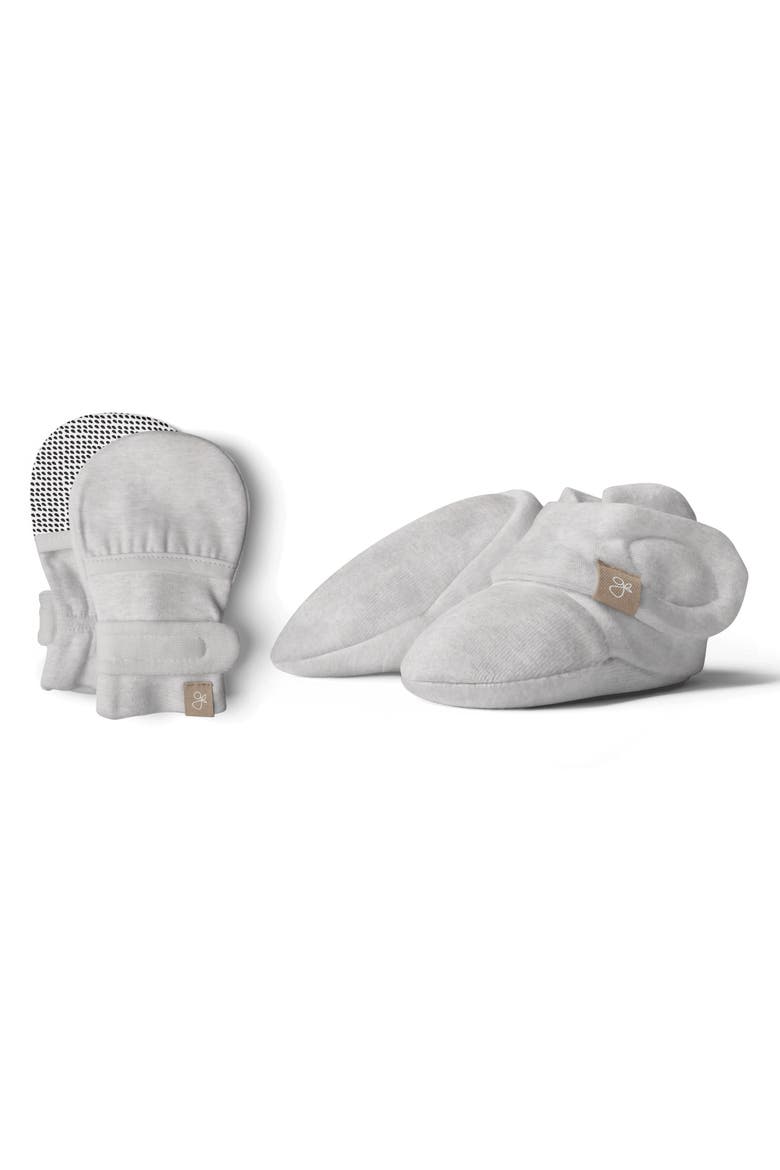 Goumi Stay On Baby Mitts & Boots Set, Main, color, Storm Gray