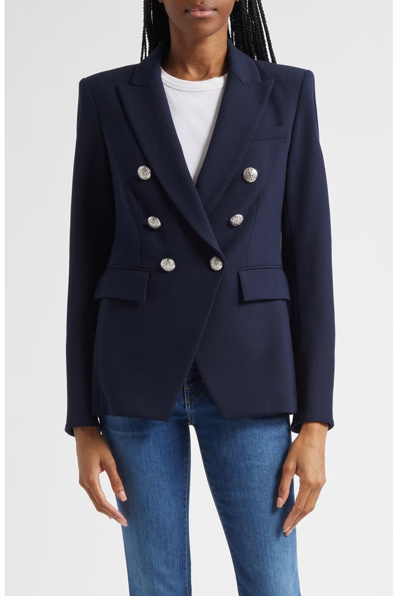 Miller Dickey Jacket, Main, color, NAVY/ SILVER