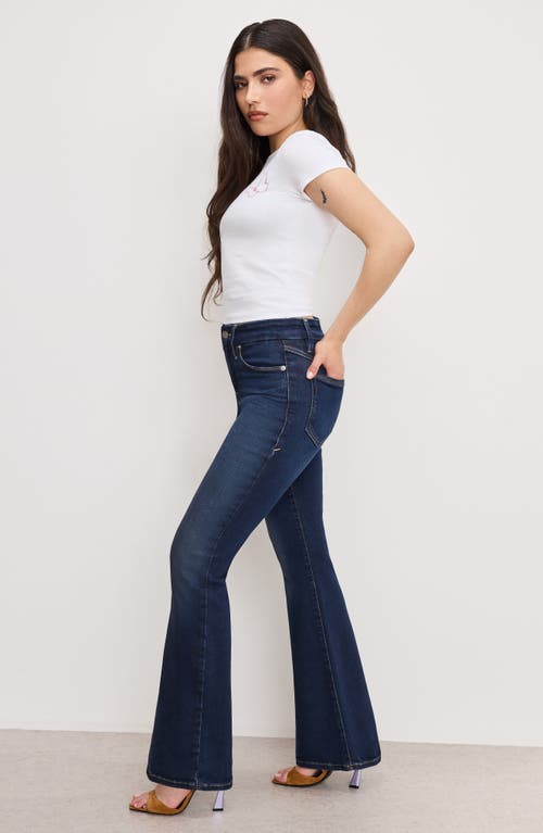 GOOD AMERICAN GOOD AMERICAN DOLLY JOLEANS FLARE JEANS