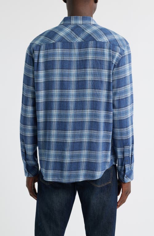 Rails Lennox Relaxed Fit Plaid Button-up Shirt In Blue