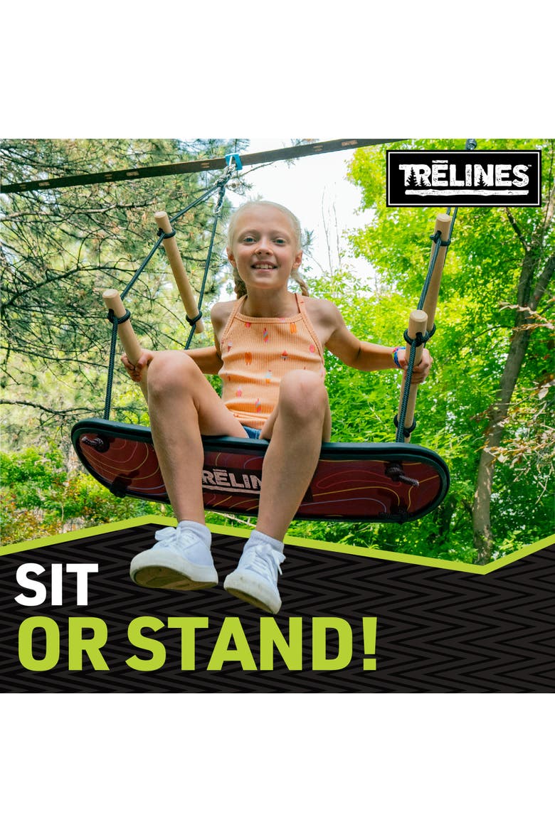 Treboard Surfin Swing, Skateboard Swing Deck, Adults & Kids 5+, Alternate, color, Multicolored