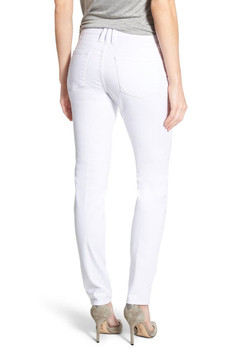 'Diana' Skinny Jeans, Alternate, color, WHITE