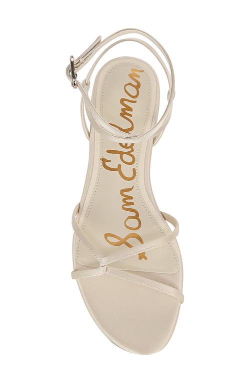 Sam Edelman Ellina Ankle Strap Sandal In Modern Ivory