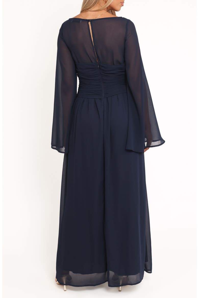 Samara Long Sleeve Maxi Dress, Alternate, color, NAVY