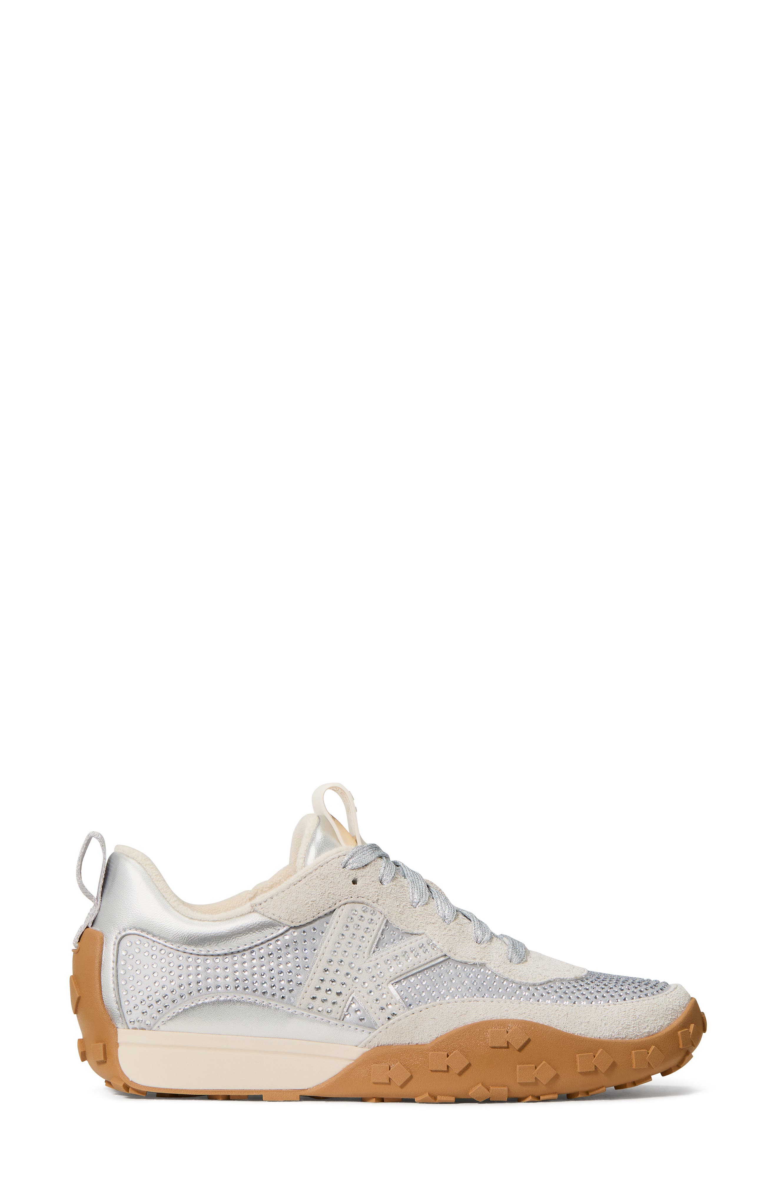 Kate Spade New York k as in kate sneaker, Alternate, color, Silver