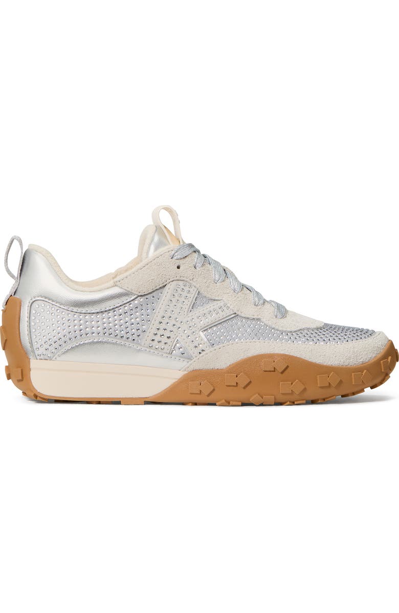 Kate Spade New York k as in kate sneaker, Alternate, color, Silver