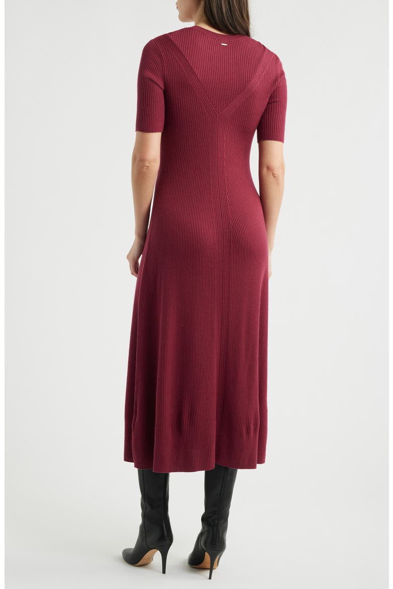 Forbina Sweater Dress, Alternate, color, RHODODENDRON