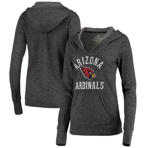 Women's Fanatics Branded Black Arizona Cardinals Doubleface Slub Pullover Hoodie