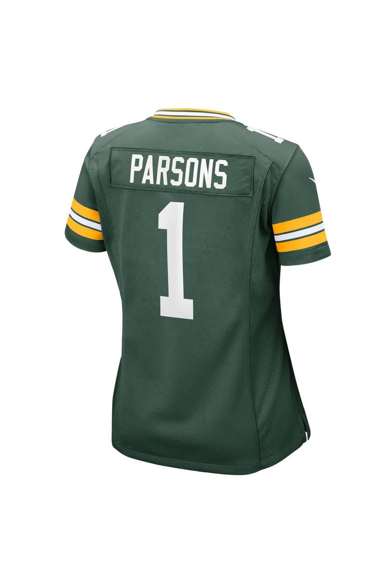 Women's Nike Micah Parsons Green Green Bay Packers Game Player Jersey, Alternate, color, Green