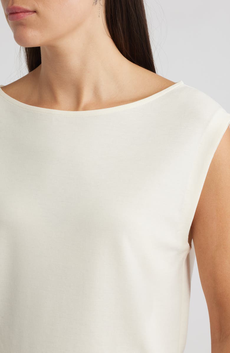 BOSS Ecreta Cotton Shell, Alternate, color, Soft Cream