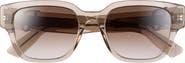DIOR 'DiorOblique S1I 53mm Square Sunglasses