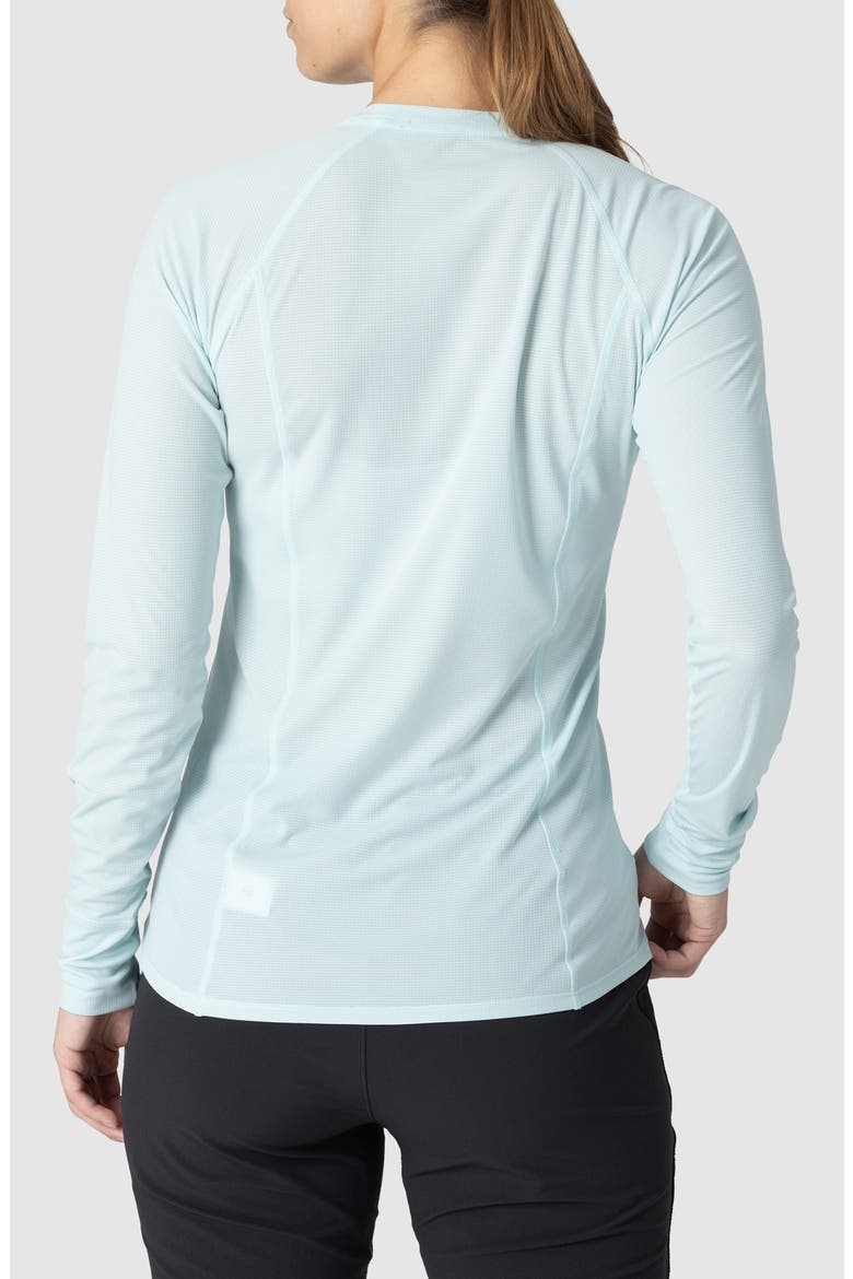 Echo Performance Long Sleeve T-Shirt, Alternate, color, TIDAL