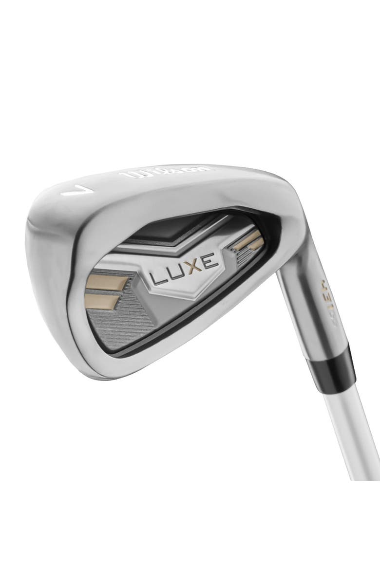 WILSON Luxe Womens Right Hand 10 Piece Complete Cart Golf Set, Alternate, color, White/Black/Tan