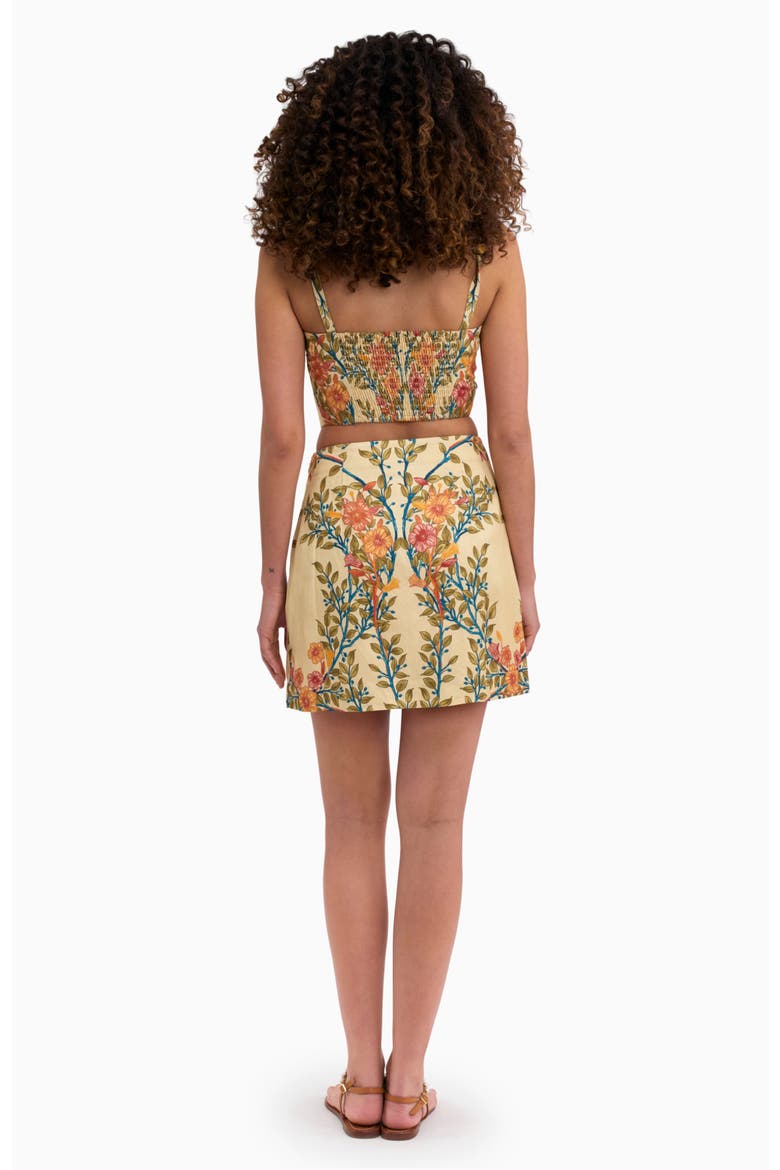 Cleo Printed Top, Alternate, color, Buttercream Multi
