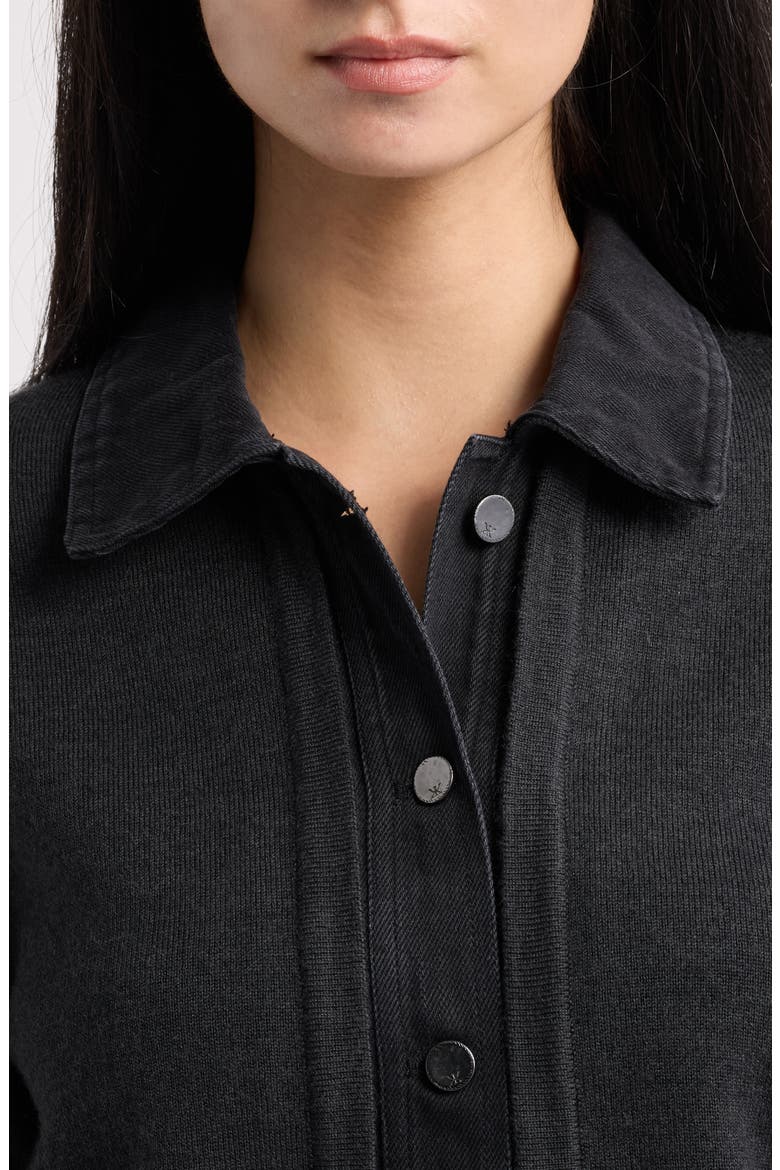 Luna Wool Blend Cardigan, Alternate, color, GREY