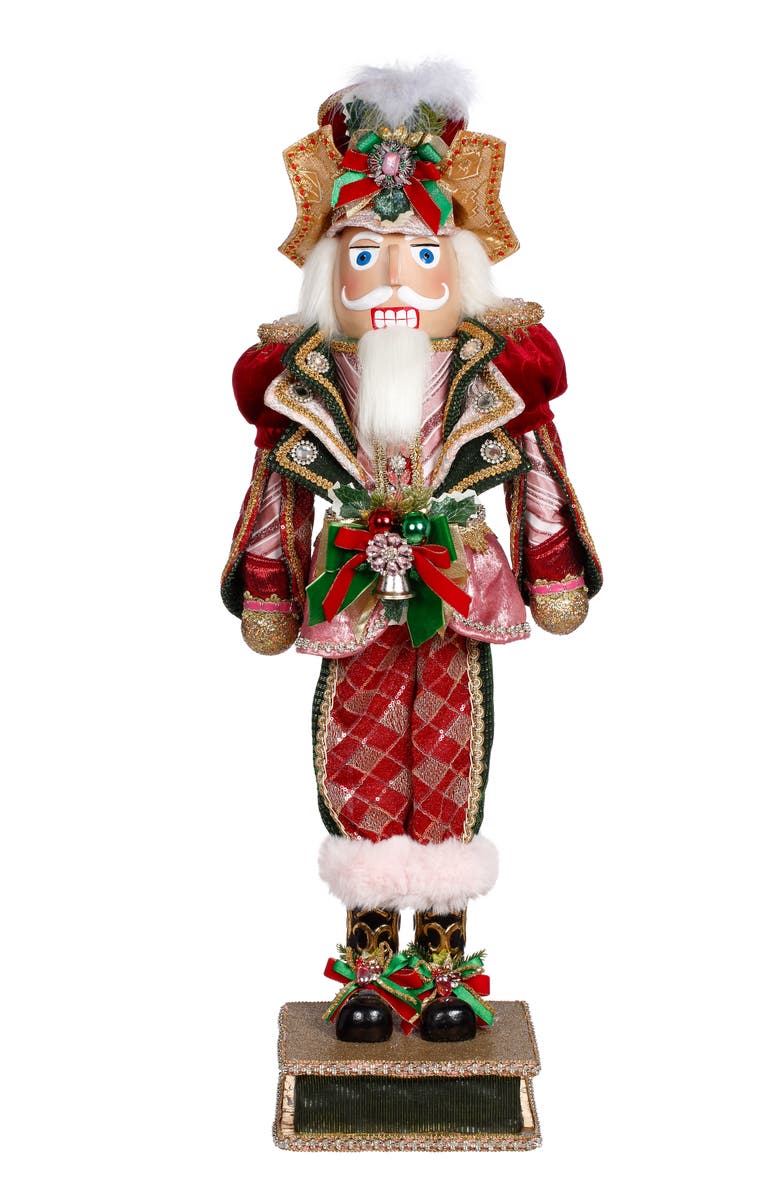 Mark Roberts Peppermint Nutcracker, Medium, Main, color, Red