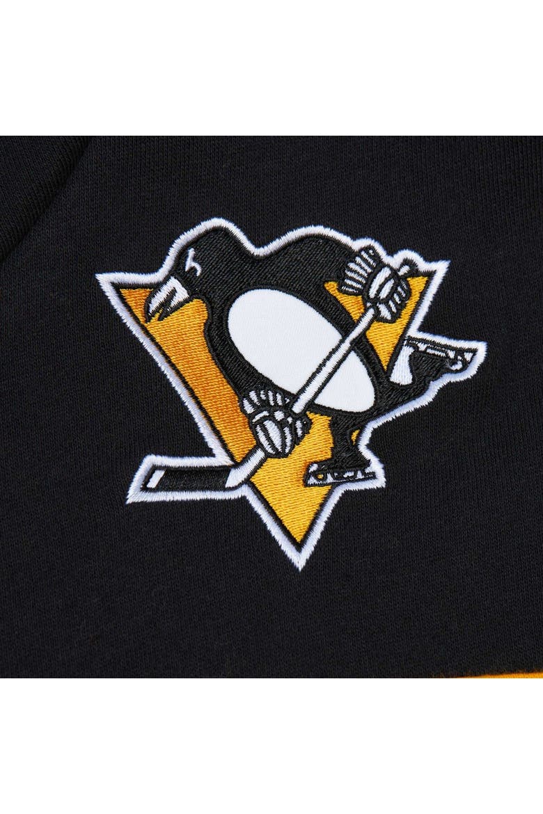 Men's Mitchell & Ness Black Pittsburgh Penguins Head Coach Pullover Hoodie, Alternate, color, Black