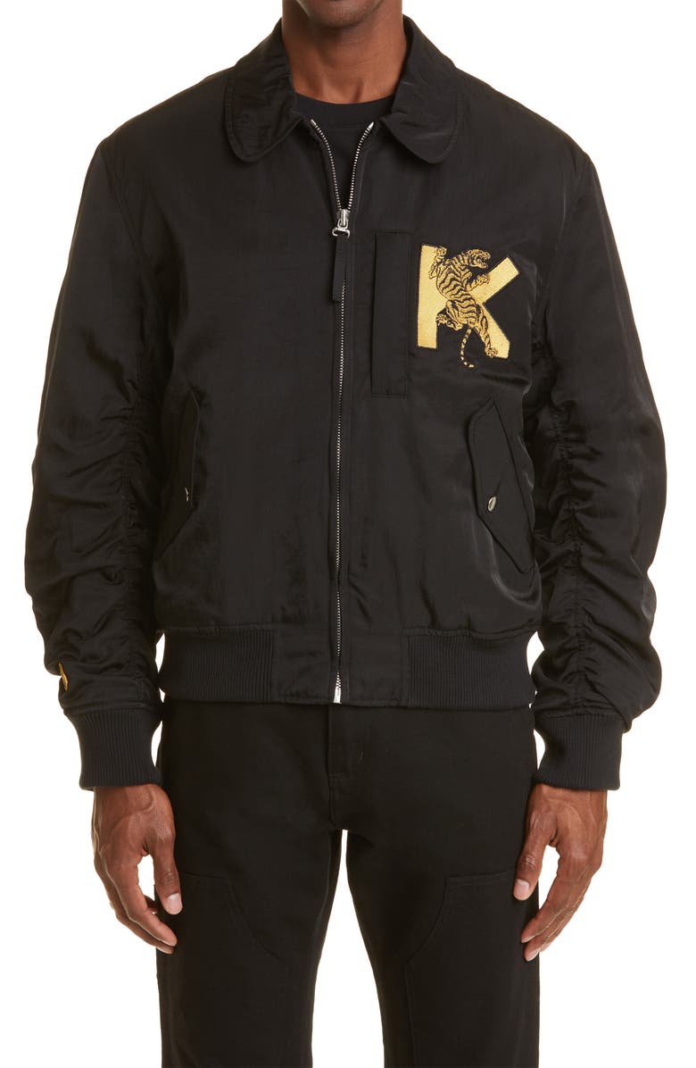 KENZO Year of the Tiger Climbing Tiger Bomber Jacket, Main, color,