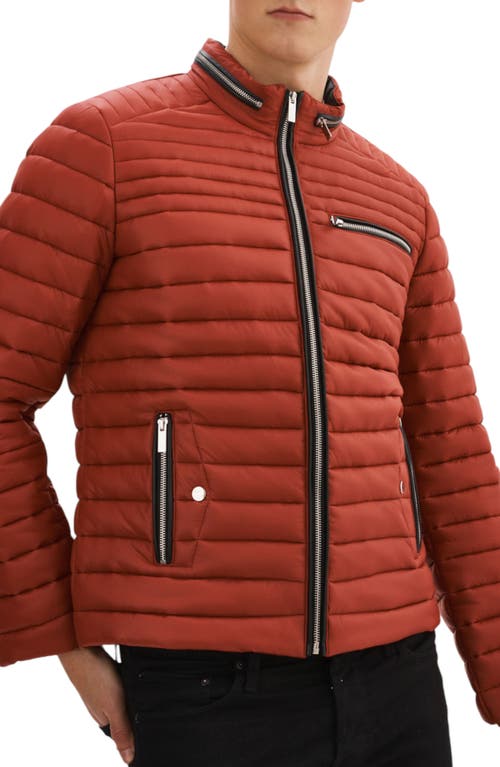Regency Puffer Jacket In Red