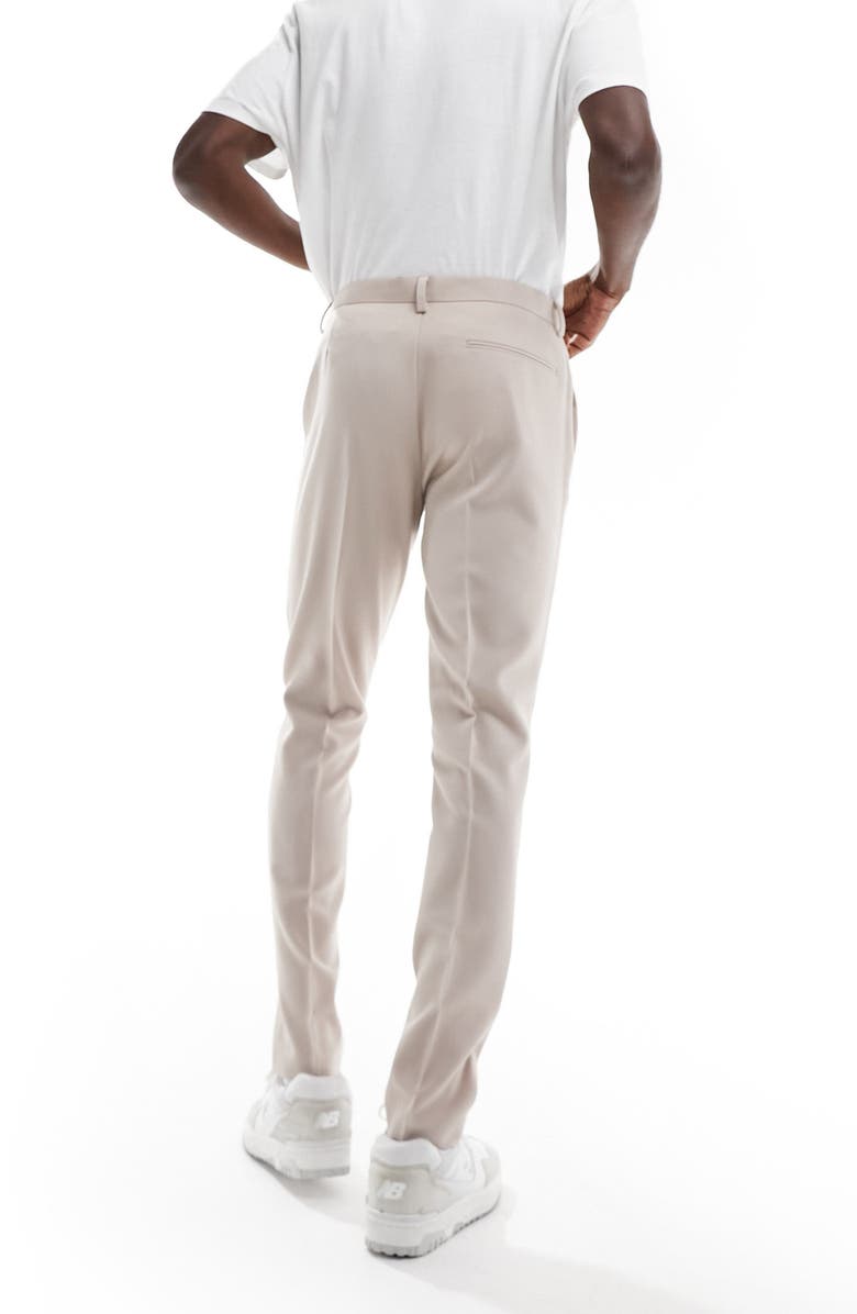 ASOS DESIGN Smart Skinny Fit Trousers, Alternate, color, 