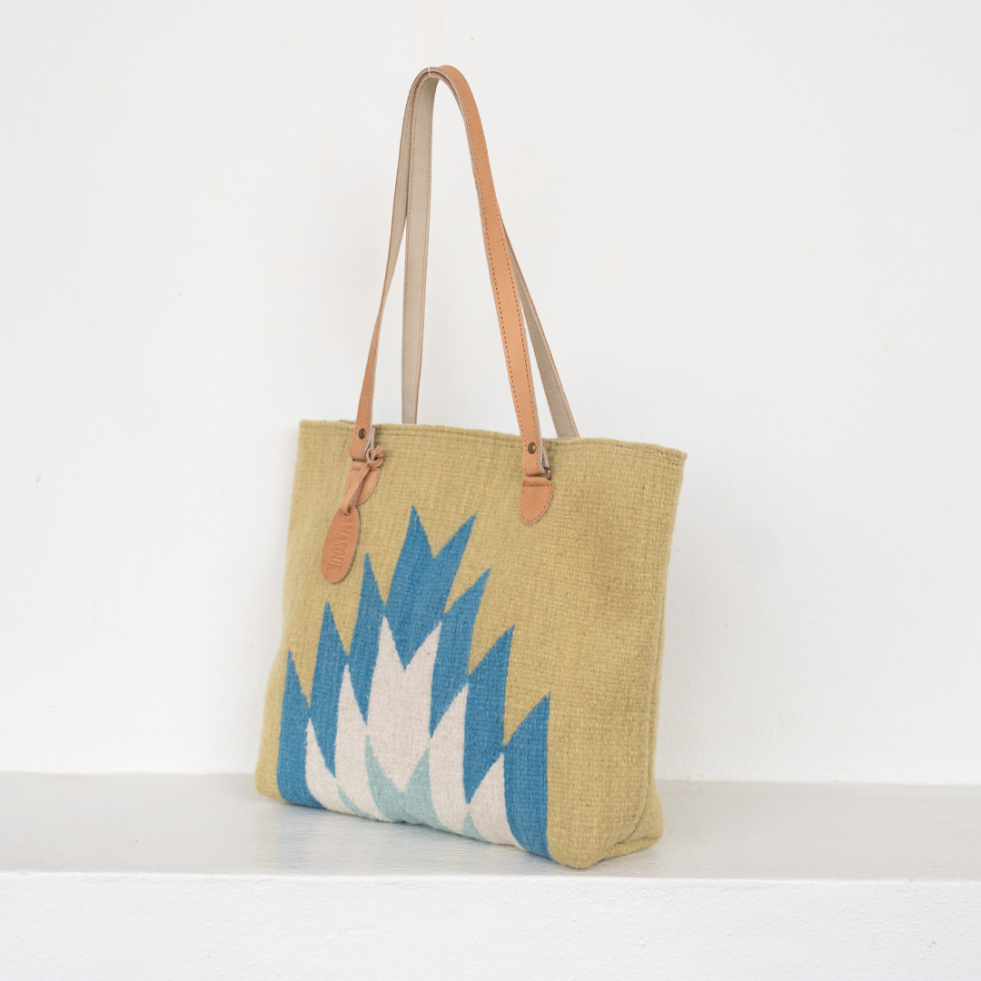 Luz de Luna Tote, Alternate, color, Blue/Green