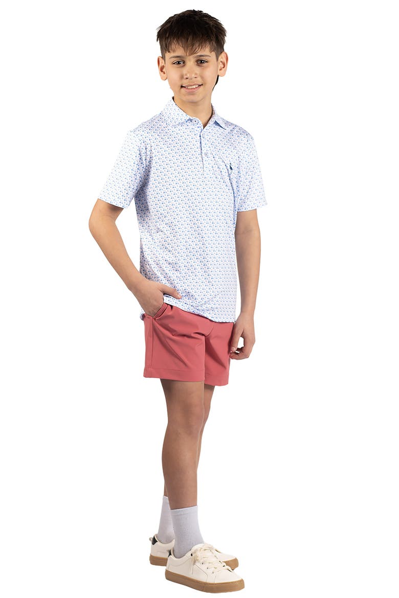 Kids' Carts & Byrds Knit Polo, Alternate, color, WHITE