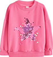 NEXT Kids' Sequin Star Sweatshirt