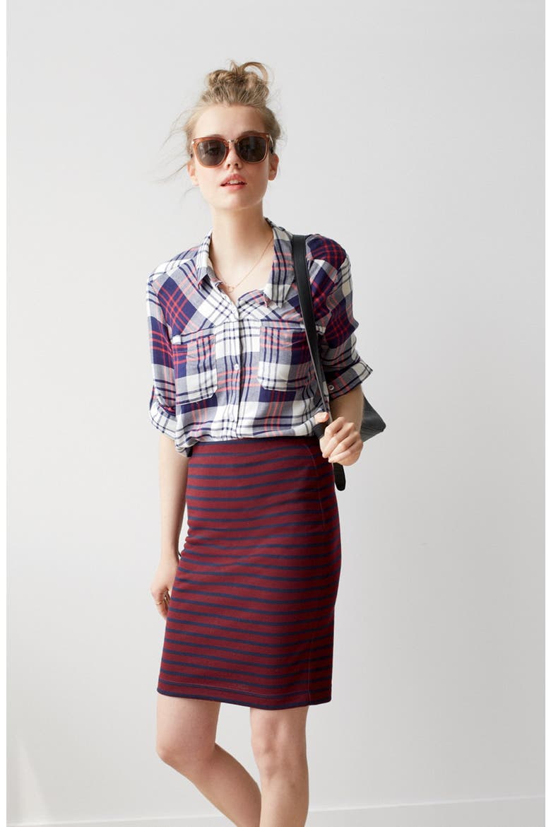 Plaid Shirt, Alternate, color, BLUE/ RED/ WHITE