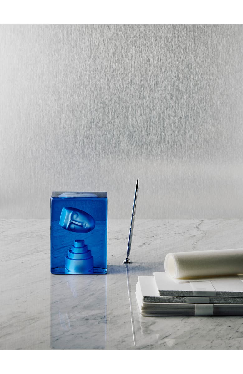 Kosta Boda Azur Blue Crystal Décor, Alternate, color, Dream/ Blue